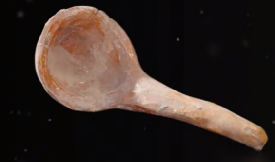 黄釉勺、灰陶勺